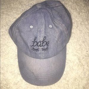 Babe Denim Baseball Hat